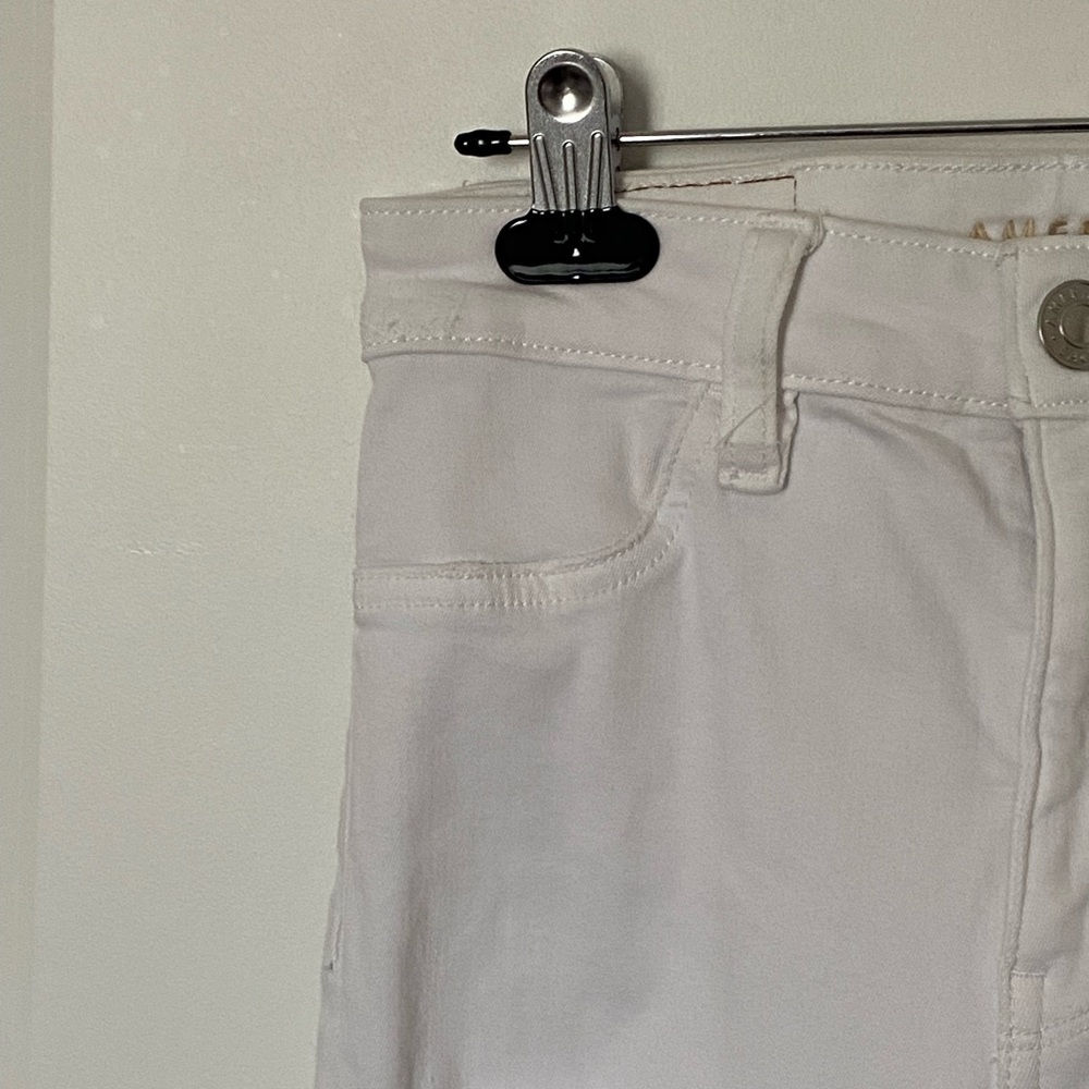 White Ripped Skinny Jeans